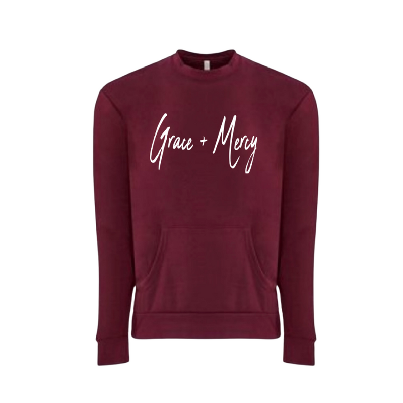 Grace + Mercy Sweatshirt with Pocket